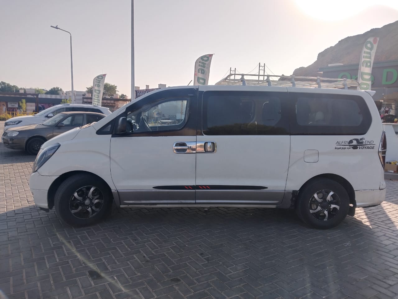 Private hotel transfer van
